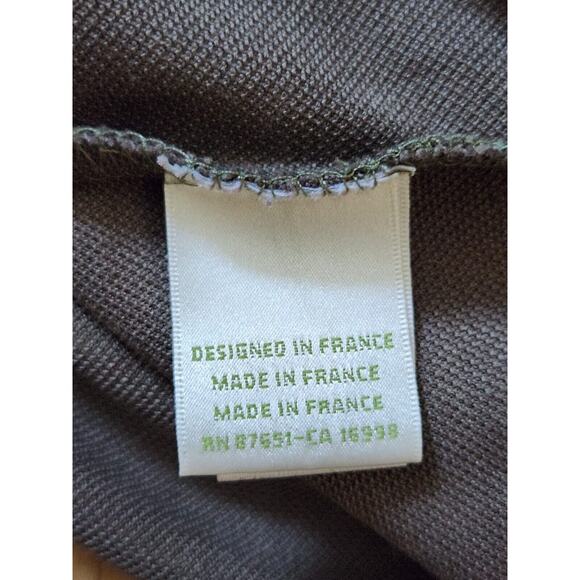 Lacoste Roland Garros 75 Depuls Ans Paris Size 4/ Medium Mens Green Polo - Picture 4 of 10